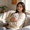 Cat Plush Toy With Pp Cotton Filling Soft Animal Stuffed Doll For Kids And Collectors