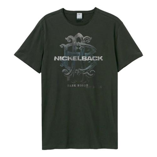 Amplified Unisex Adult Dark Horse Nickelback T-Shirt