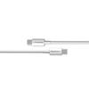 Qoltec Kabel USB 2.0 Typ C | USB 2.0 Typ C 60W | QC 3.0 | PD | 1m | Weiß