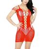 Women's Polyamide Spandex Solid Above Knee Baby Doll Lingerie