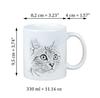 American Shorthair - cat mug, cheerful mug for a dog lover, personalized gift from the Art-Dog brand