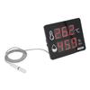Temperature Humidity Sensor Gauge LED Digital Monitor Indicator Meter LX905‑C  100‑240V