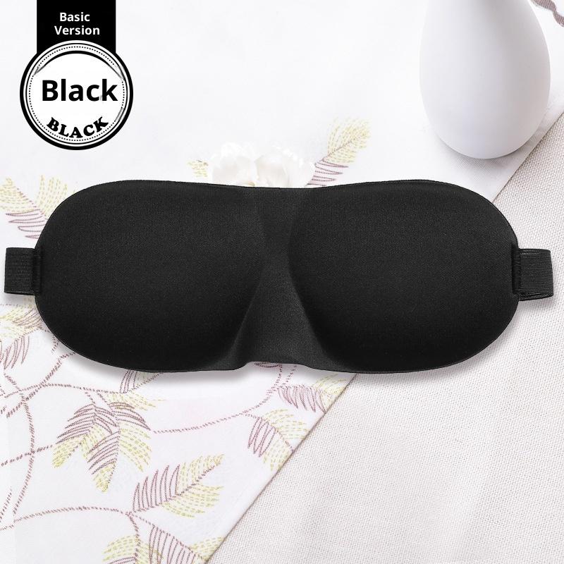 Custom Logo Comfortable Breathable 3D Contoured Foam Eyemask 100% Blackout Eye Mask for Sleeping with Adjustable Strap