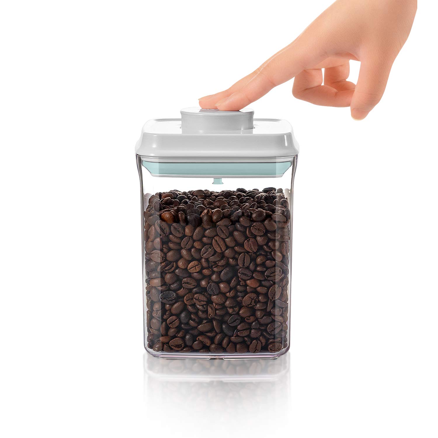 

iChewie BopTop Герметичный контейнер для хранения продуктов Механическая силиконовая уплотнительная банка Не содержит БФА 1500 мл - (1 шт.) - - - Прибл.