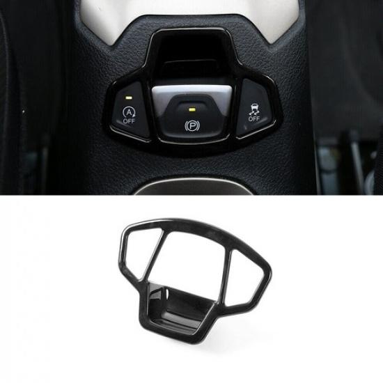 Car Console Electronic Handbrake Switch 1* For Jeep Renegade 2016+ Bright Black