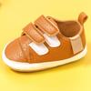 New Spring/Autumn Non-Slip Toddler Shoes, 0-1 Year, Rubber Sole, Double Velcro, PU Surface