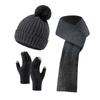 Cold Proof Gloves Elastic Woolen Hat Versatile Knitted Scarf  Windproof