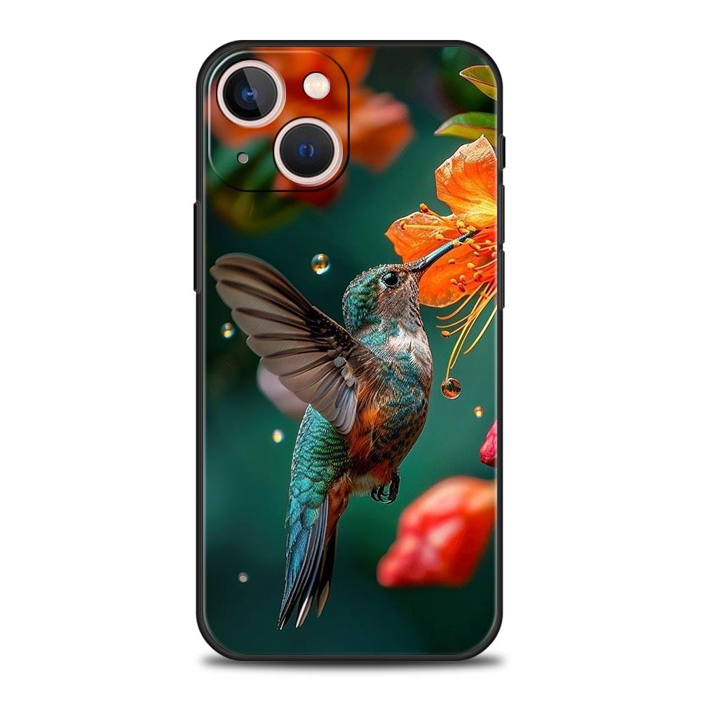 Hummingbird Phone Case For iPhone 16e 15 14 13 12 11 Pro Max XS X XR SE 7 8 Plus Shell iPhone 16 Soft TPU Cover
