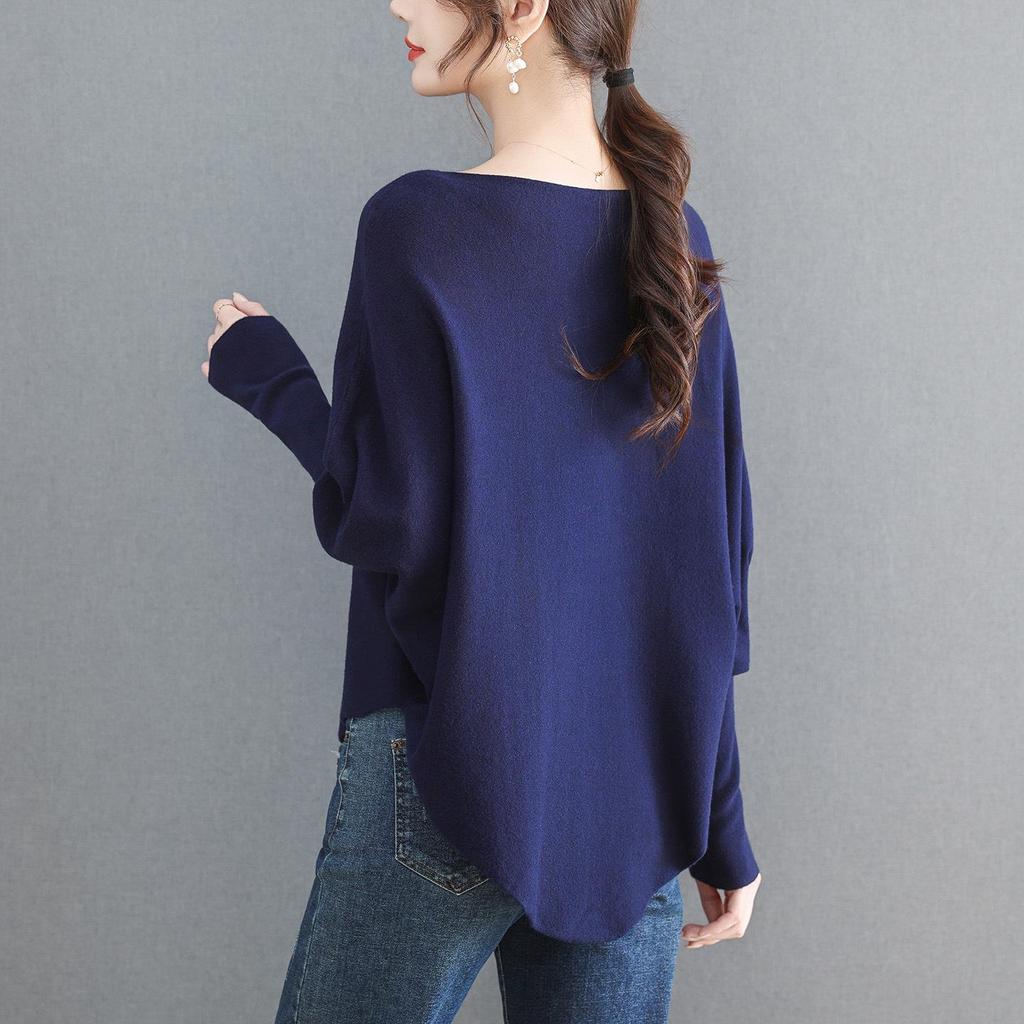Übergroßer Fledermausärmel-Lockerer Pullover für Damen - Herbstkollektion 2025