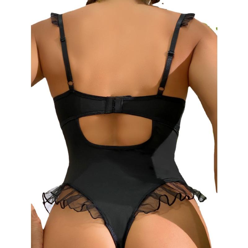 New sexy mesh lace one-piece lingerie