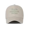 TMV Lettering Ball Cap Washing Beige [VARZAR]