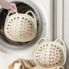 Silicone Bra Laundry Bag Hollow Mesh Design Easy Storage Drying Suspension Design Socks Gloves Laundry Pouch