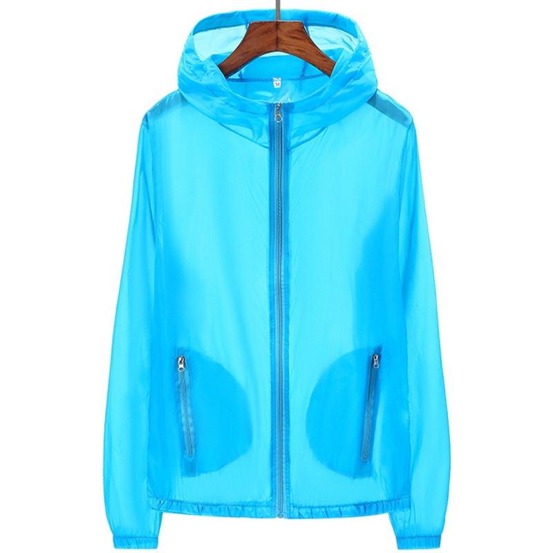 Unisex Summer Windbreaker with Custom Logo - Lightweight, Plus Size Sunscreen Jacket for Outdoor and Workwear