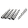 Uxcell Driver Bit Adapter Nut Setter 7mm Hex Socket Shank Gray 5pcs Non-Magnetic 6.5mm