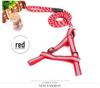 Reflective Braided Dog Harness and Leash Set
