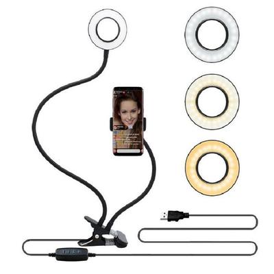 1PC Filling Light Live Stream Bracket Clip Mobile Phone Beauty Filling Light Live Streaming Host Desktop Learning Reading Desk Lamp Manicure Light