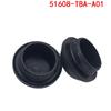 Rubber Front Shock Dust Cap Tower Top Nut Area Cover 51608-TBA-A01 for Routine Suspension Service, Press-Fit Repair Cover, Black Single Cap for Front