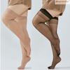 Women Sheer Sexy Elastic Hosiery Plus Size Striped Lace Thigh High Stockings Over Knee Stay Up Slim Fit Long Socks Big Size XXXL