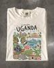Uganda Travel T-Shirt, Comfort Colors Kampala Gorilla Safari Souvenir Graphic Tee