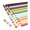 Origami Star Paper Strips 1350Sheet 27Colors Star Paper Strip Coloured Double Sided Lucky Star Origami DIY Hand Arts Home Decor