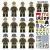Deutsche Gebirgsdivision Phalanx Minifiguren M8217 Kinder Zusammenbauen Kleine Teilchen Baustein Spielzeug Waffenbox