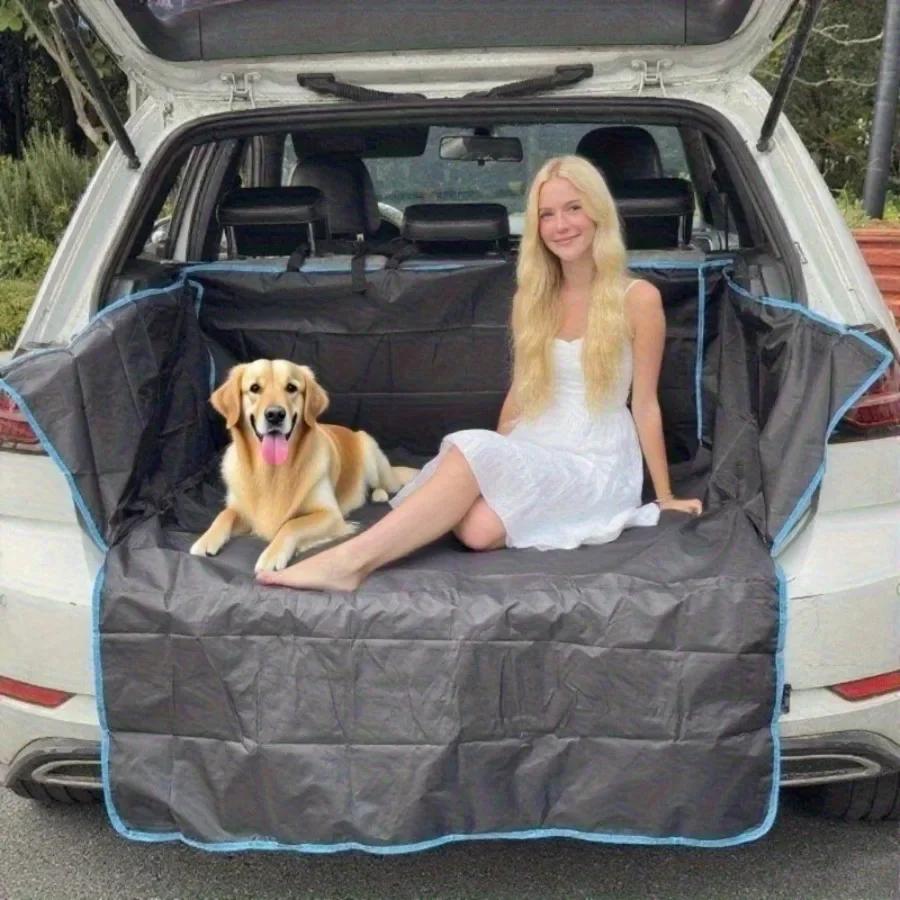 SUV Cargo Liner - Waterproof Trunk Rear Cargo Area Seat Cover, Suitable for How Many Larger Vehicle Models