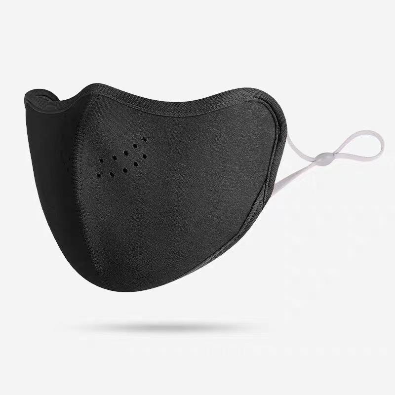 Australische Samt 3D Wintermaske: Winddicht, Kältefest und Schützend für Outdoor-Radfahren und Skifahren - Damen-Hochwertiger Augenwinkel-Schutz.