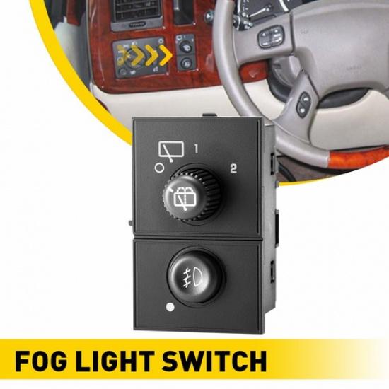 Rear Wiper Switch Fog Light Control for 03-06 Chevy Silverado GMC Sierra Yukon A