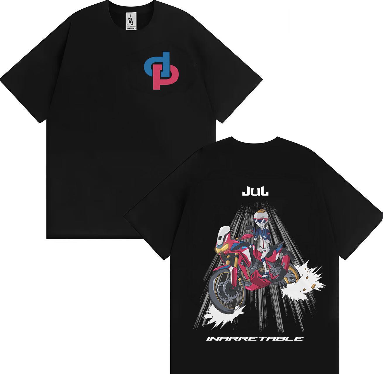 

Rapper Jul Trendy Hot Sale High Quality Graphics Tshirt Mans Woman Fashion Casual Crewneck T Shirt Shortsleeved Cotton Tshirt S