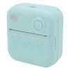 Portable Thermal Printer Rechargeable Printing Machine for Photo Document Shipping Label Built in 1200mAh Battery Cyan