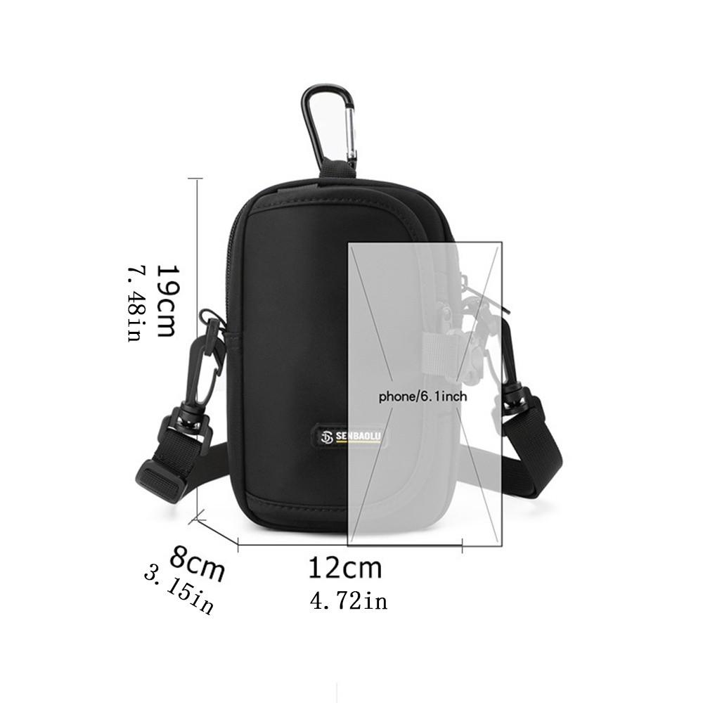 Large Capacity Small Shoulder Bag Casual Wallet Simple Men Crossbody Bag  Outdoor