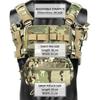 Outdoor Tactical Vest With MultiFunctional MOLLE Multi-Pocket Quick Release Chest Rig For Hiking Camping Training