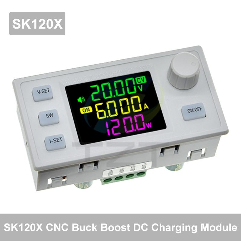 SK120 SK120X DC Buck Boost Converter CNC Adjustable Regulated Power Supply Module Constant Voltage Current Solar Charge Module