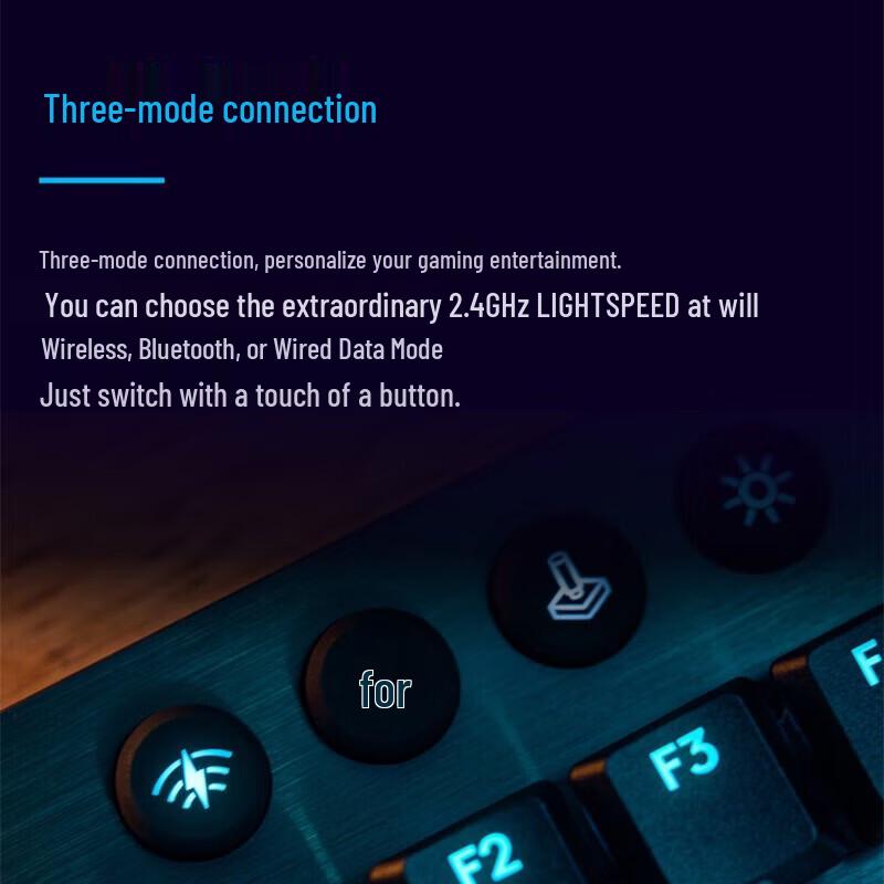 Logitech G915 TKL LIGHTSPEED Low-Profile Wireless RGB Gaming Keyboard