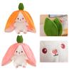 Creative Children's Bunny Doll-transforming Plush Toy With Carrot And Strawberry Options