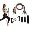 11 Pieces Kit Resistance Band Elastic Band Fitness Exercise Bands for Sports Training Indoor Yoga Pilates