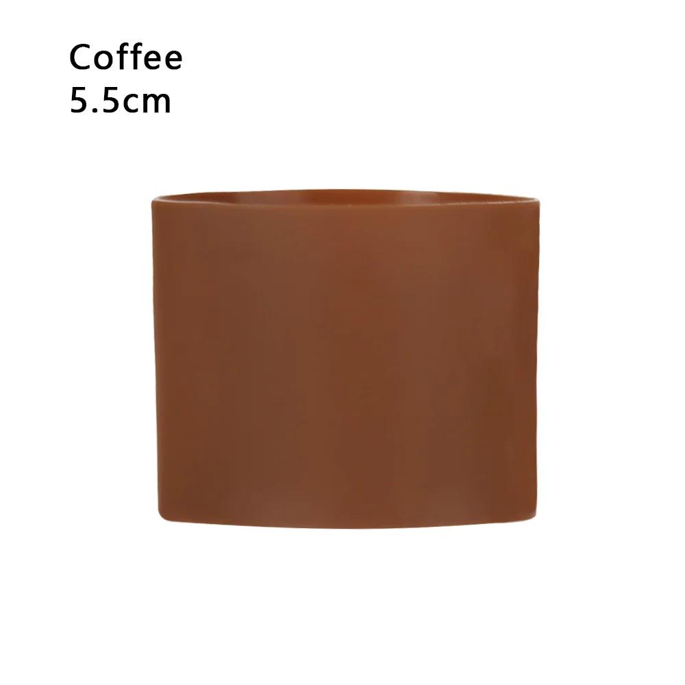 1Pc Silicone Cup Sleeve Heat Insulation Bottle Sleeves Non-slip Mug Sleeve Glass Bottle Cover For Mugs Ceramic Coffee Cups Wrap