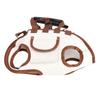 Dog Sling Carrier Portable Breathable Pet Carrier Bag with Leash for Small Dogs Cats Travel Hiking Brown S
