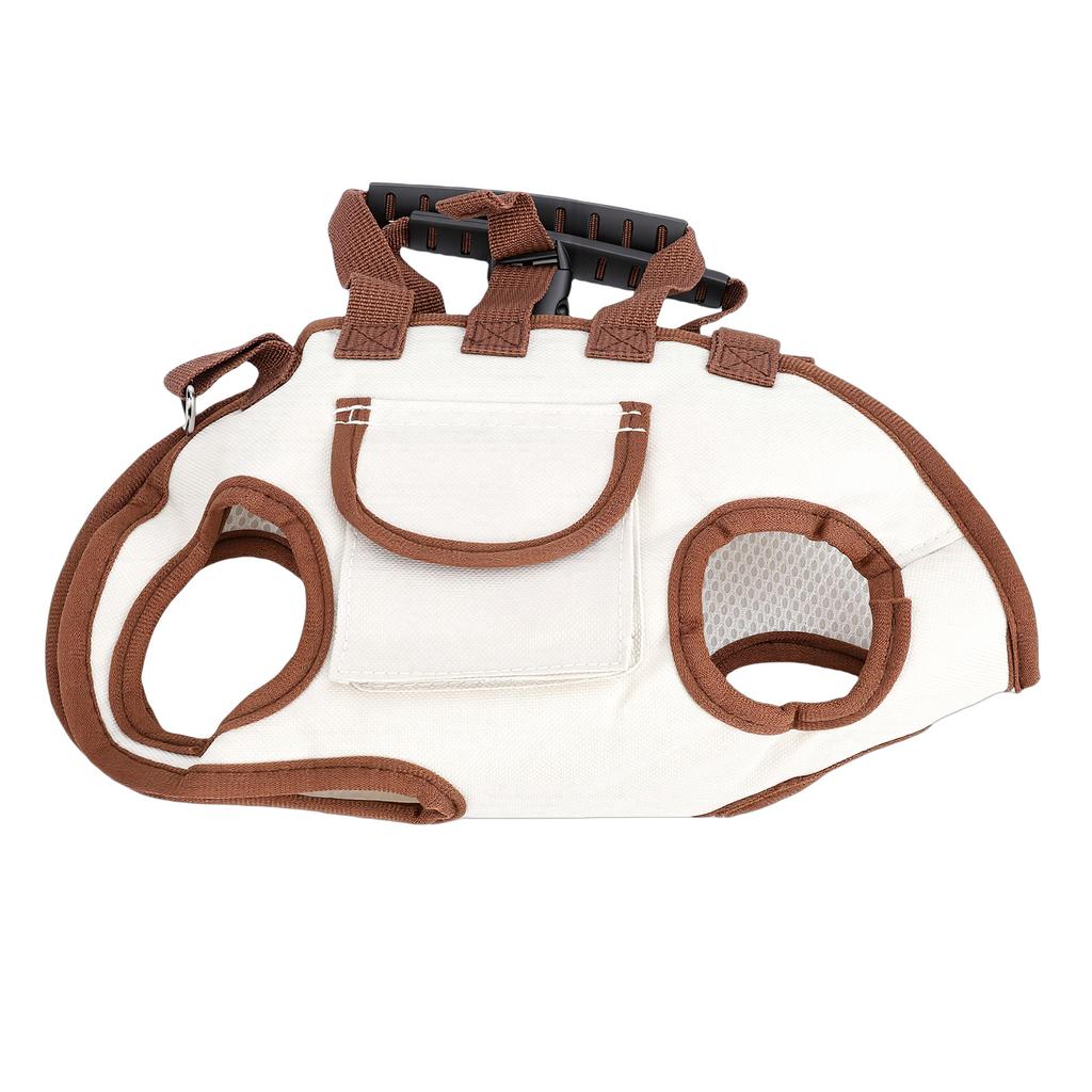 Dog Sling Carrier Portable Breathable Pet Carrier Bag with Leash for Small Dogs Cats Travel Hiking Brown S