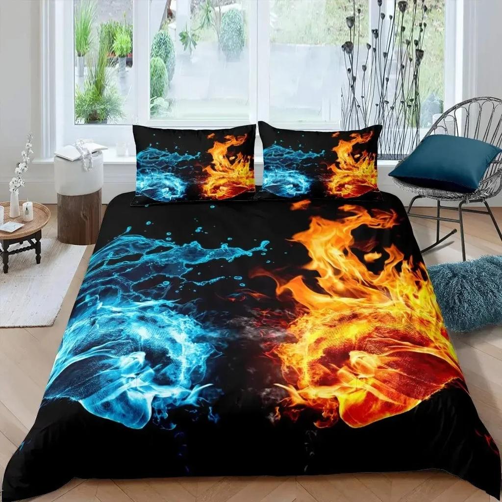 Microfiber Boxing Gloves Athlete Silhouette Queen King Take That Punch Boxing Duvet Cover Sports Games Theme Twin Bedding Set