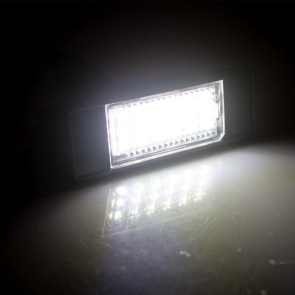 For Peugeot 106 1007 207CC 307 308 3008 406 508 607 2x Canbus LED Number License Plate Light Lamp for Citroën C2 C3 C5 C5 C6 C8