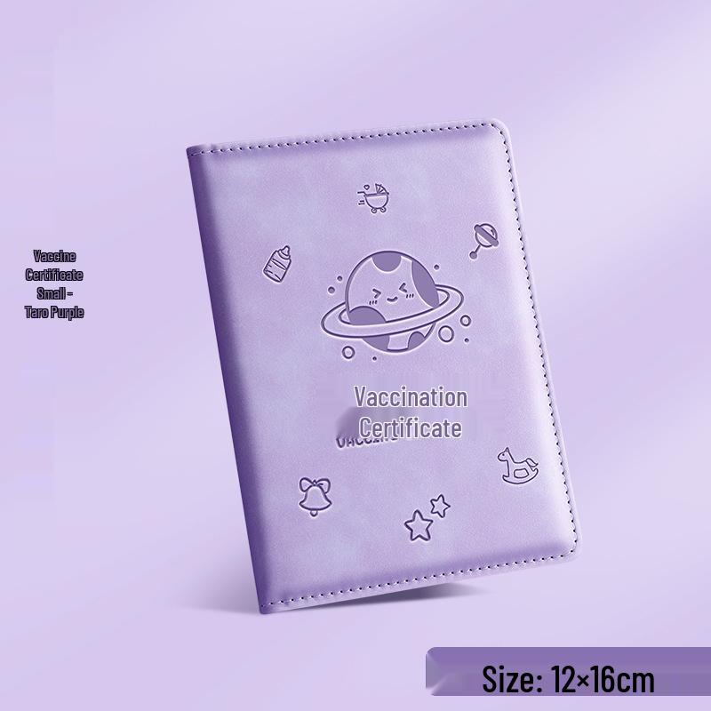 Zodiac Leather Vaccine & Birth Certificate Protective Cover 2025