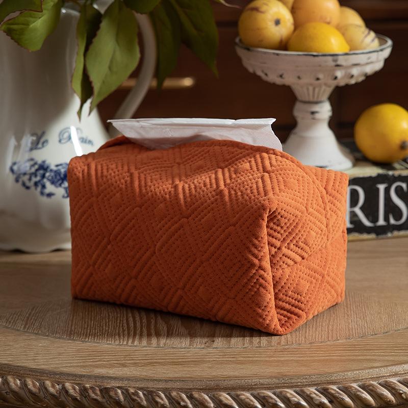 Ins Nordic Texture Taschentuchbox Serviettenhalter für Wohnzimmertisch Taschentuchboxen Container Home Auto Papierspenderhalter