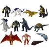 Set da 12 Pezzi Godzilla VS King Kong 3a 4a Generazione Mostri dell'Impero Articolazioni Mobili Action Figure Modello in PVC Bambola Giocattolo per Compleanno Bambini