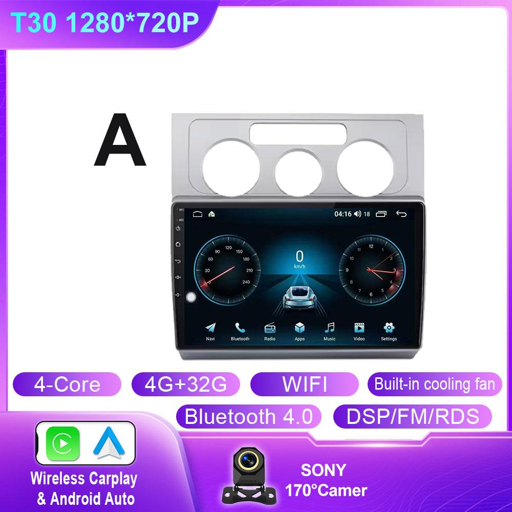 Car Radio For Volkswagen Touran 1 2003 - 2010 Wireless CarPlay Android Auto Car Intelligent Systems WIFI QLED No 2 Din 2din DVD
