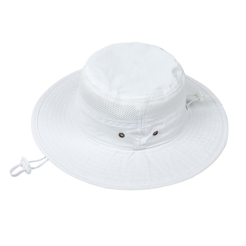 UV Protection Children's Mesh Bucket Hat Adjustable Beach Playing Hat  for Boys & Girls