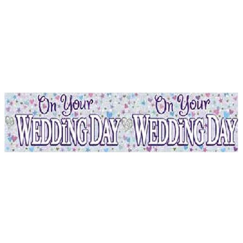 Floso On Your Wedding Day Banner