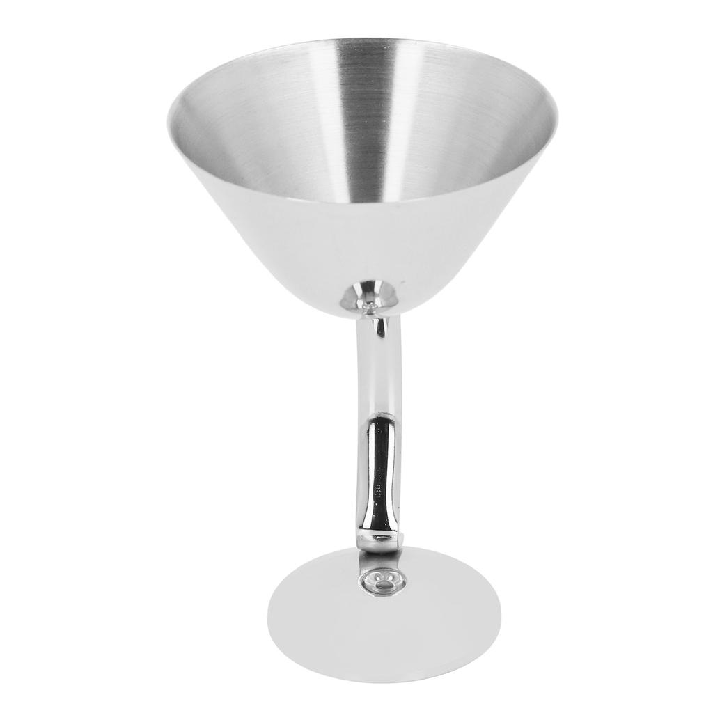 150ml Edelstahl Martini Cocktailglas Kupferbeschichtetes Metall Weinglas Barzubehör Edelstahlfarbe