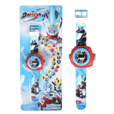 Mini Projector Watch, Kids' Electronic Watch, Special Projector Watch with 20 Patterns and Night Light Function, Cartoon Spider-Man Projector Watch,