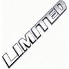 2pcs Limited Metal Emblem Badge Letter Plate Side Rear Trunk Tailgate Decal (Silver)